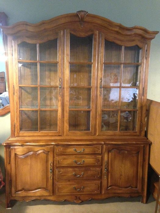 Ethan Allen Lighted China Cabinet - Listed online on Ebay for $2,799.79...You won't believe our price!