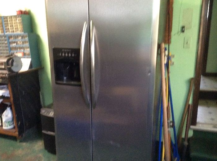 Used for 6 months stainless steel side by side refridgerator with ice maker - will sell ahead of time