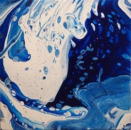 Wave by Janet Sacks, Acrylic, 