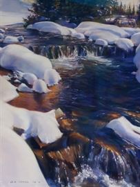 Ouray, CO River Snow by Bruce Gomez