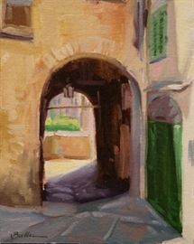 Italian Arch by Samantha Buller, Oil 10x8 