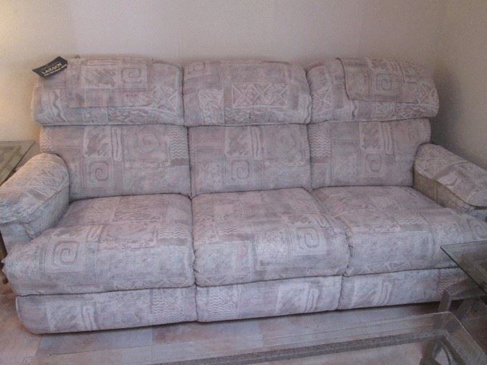 La-Z-Boy Sofa with tags still on.  Looks comfy!