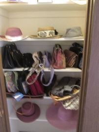 Hats and purses