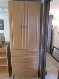 Tall storage cabinet