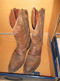Men's Brown work boots by Ariat, size-10D