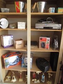Boxed Items.  Nice trophy collection
