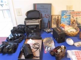 Binoculars, Box Camera and Small Electronics