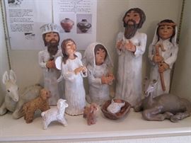 A different creche by famed Sedona artist Jacqueline Jackson