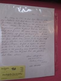 Letter from the artist