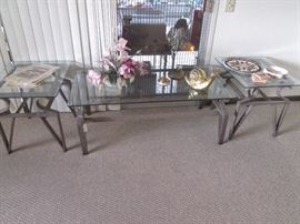 Matching coffee and 2 end tables