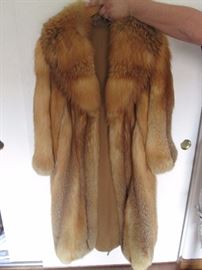 Red fox fur