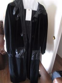 Velvet coat by Courreges - France