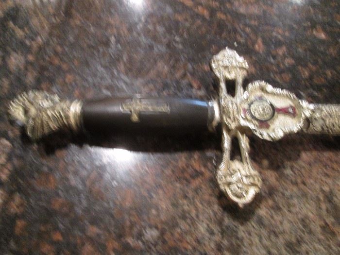 Fraternal Masonic ceremonial sword c.1920