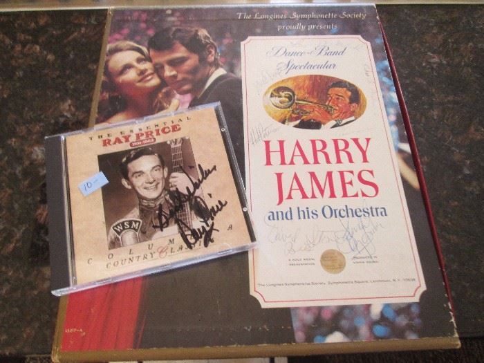 Autographed Ray Price  & Harry James Orchestra