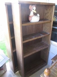 2-Tall matching bookcases