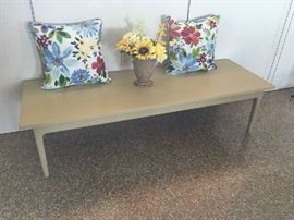 Scandinavian style painted coffee table