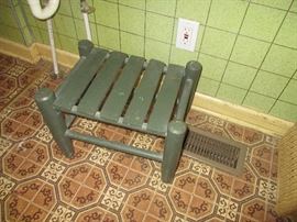 Vintage hand-made stool