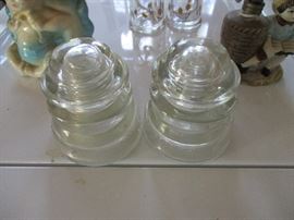 Vintage electrical resistors.  There are more!