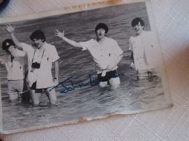 The Beatles bubblegum card.  Facsimilie John Lennon signature.