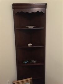 cherry corner shelf