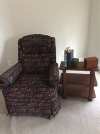 Upholstered recliner