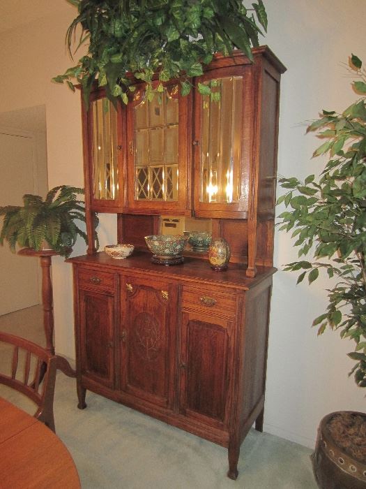 Beautiful antique China cabinet. 