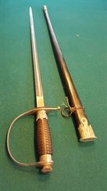 WWII German Alcoso Nazi parade sword with scabbard