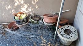 misc pots and planters