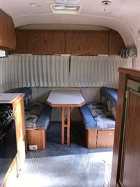 1998  Airstream  Bambi Camper- inside view of dinette nook