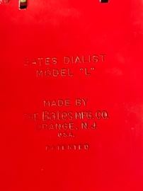 Super fun retro address book! (Bates Dialist- Model L)