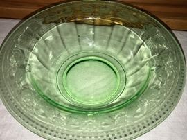 Green Depression Ware