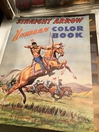 Straight Arrow Indian Color Book 