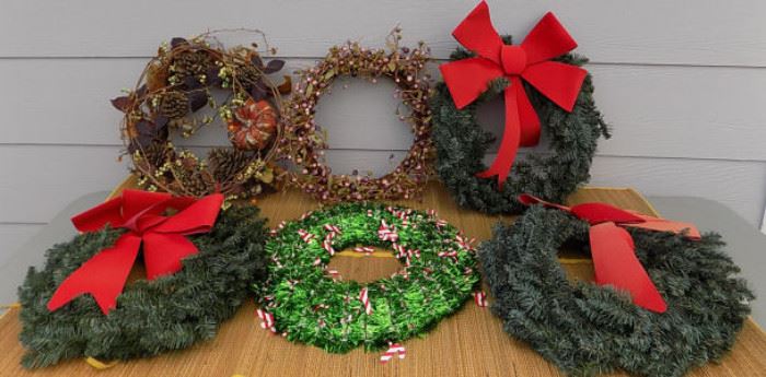 IET017 Christmas and Thanksgiving Wreaths
