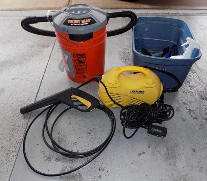 IET034 Pressure Washer and  Home Depot  Bucket Head
