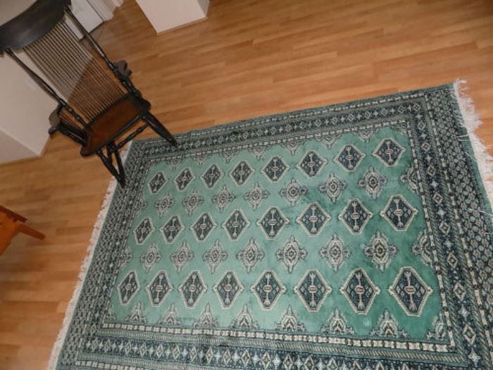 IET064 Area Rug and Rocking Chair
