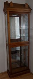 IET066 Tall Wooden Curio Cabinet
