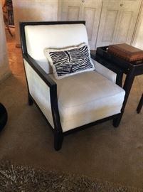 Kreiss chenille lounge chair ( offsite)