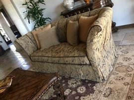 Bentley Churchill paisley sofa like new