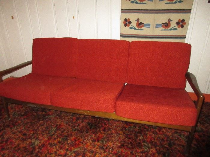 MCM couch with original upholstery
