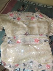 Vintage beaded 2 piece dress