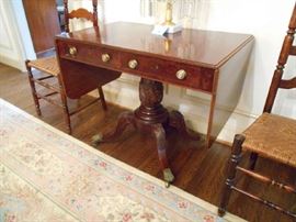 Pembroke style Writing/Sofa Table, American circa 1830