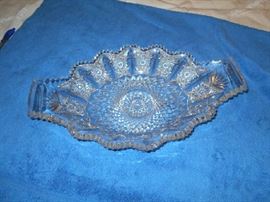 Brilliant Cut Glass Ice Cream Tray