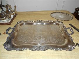 Silverplate Serving Trays