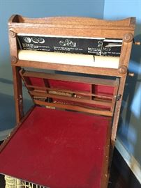 Antique collapsible child's school desk