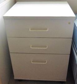 Rolling file cabinet