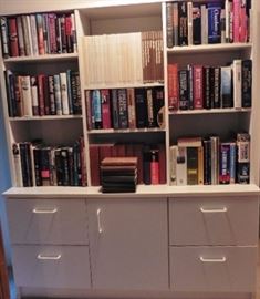 More BOOKS and cabinet
