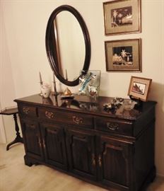 Ethan Allen "Georgian Court" cherry wood buffet