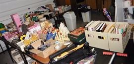 Assorted useful items. Some Christmas and Easter