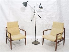 triennale lamp and midcentury lounges