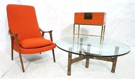 Danish lounge and Brutalist coffe table